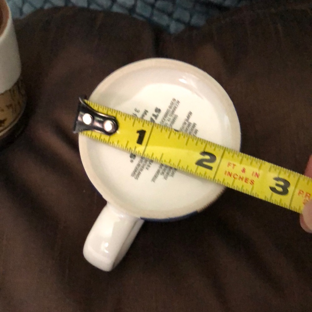 Starbucks Brown and Blue Espresso Mugs - Picture 7 of 7